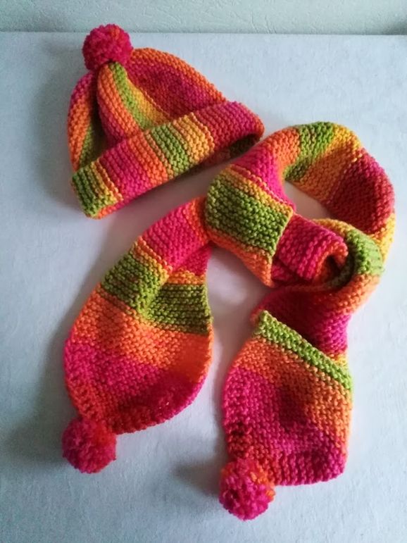 Ensemble bonnet + écharpe bébé pas cher