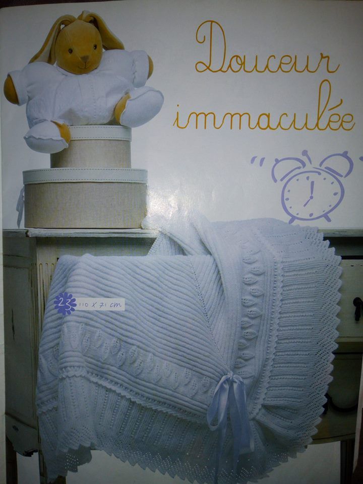 Châle - Couverture pour bébé