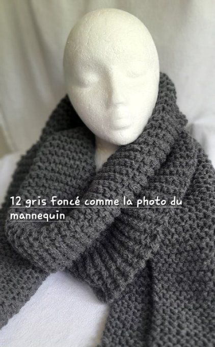 Écharpe Homme en laine volumineuse " Enzo "