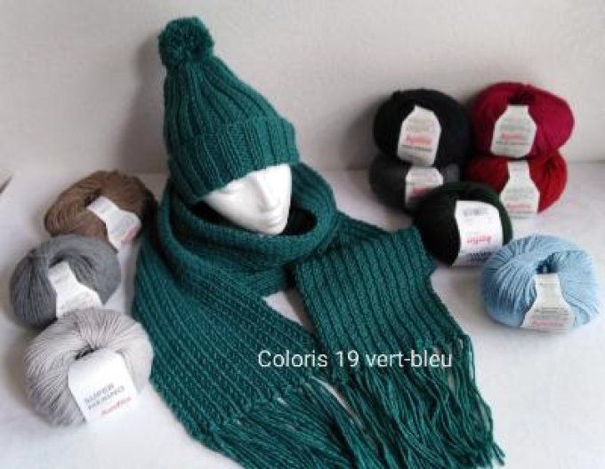 Bonnet homme en laine personnalisé" Nicolas "
