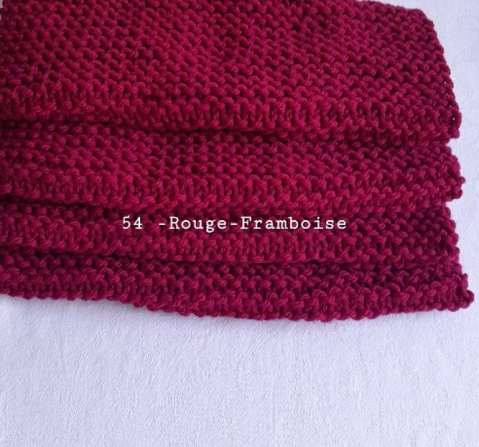 Écharpe femme en laine mérinos " fait mains" Betty" 