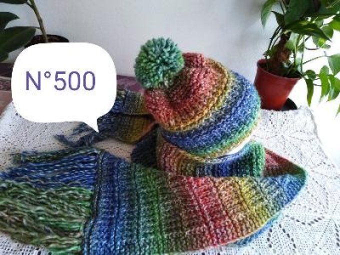 Laine katia Azteca dégradées 500 multicolore 