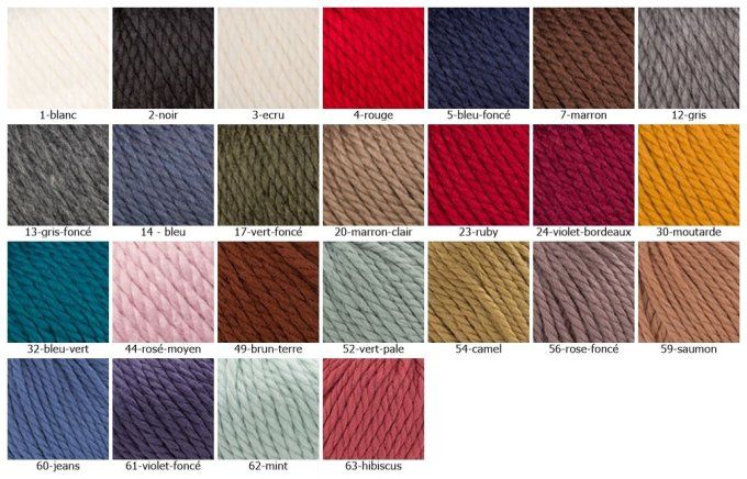 Laine katia big mérino couleurs aux choix 