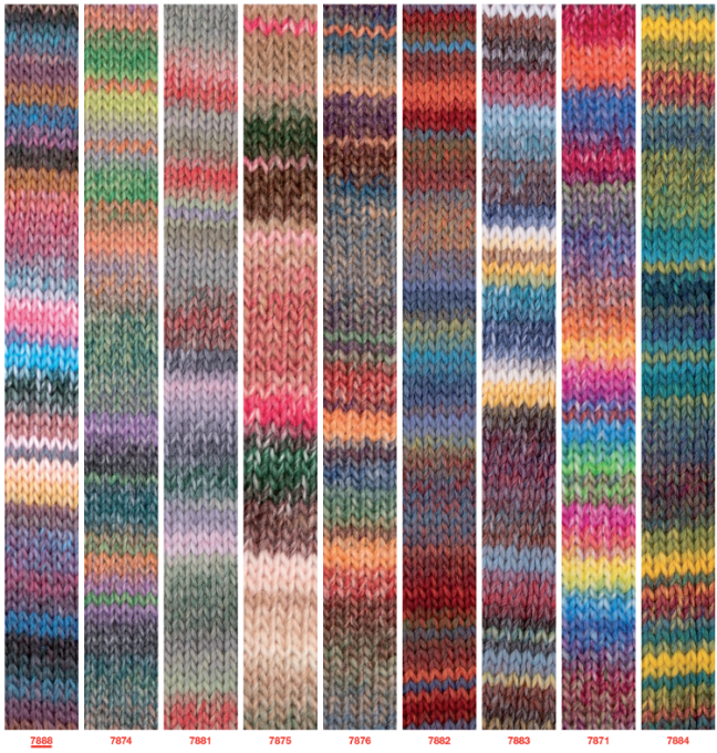 Laine Katia AZTECA 7831 aubergine