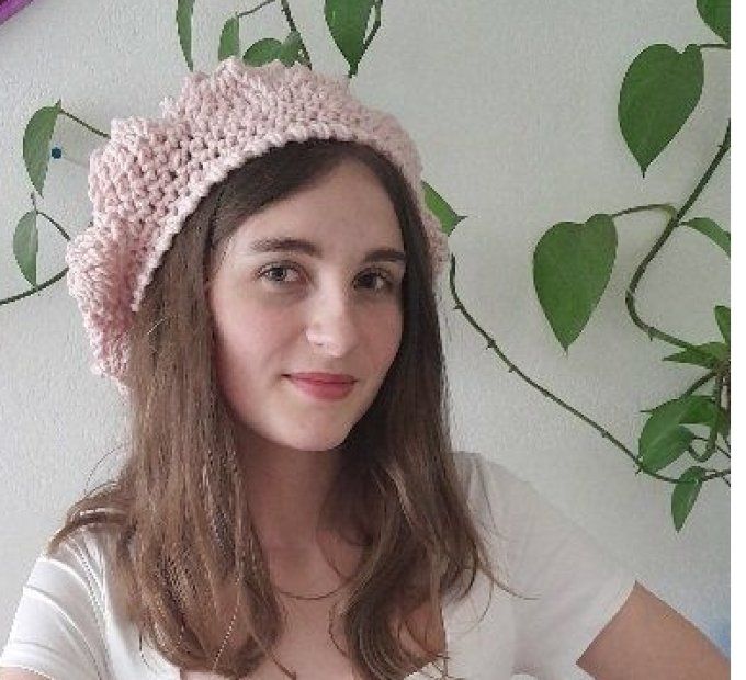 Béret femme en laine et alpaga " Emy "