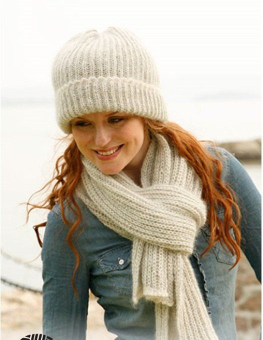 Echarpe femme en laine alpaga, mohair et soie " Nelly "