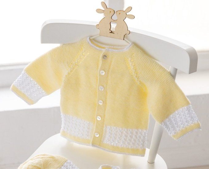 Coffret naissance layette tricoter sur-mesure