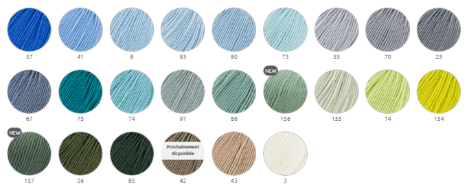 Laine KATIA MERINO BABY  27 - Beige clair