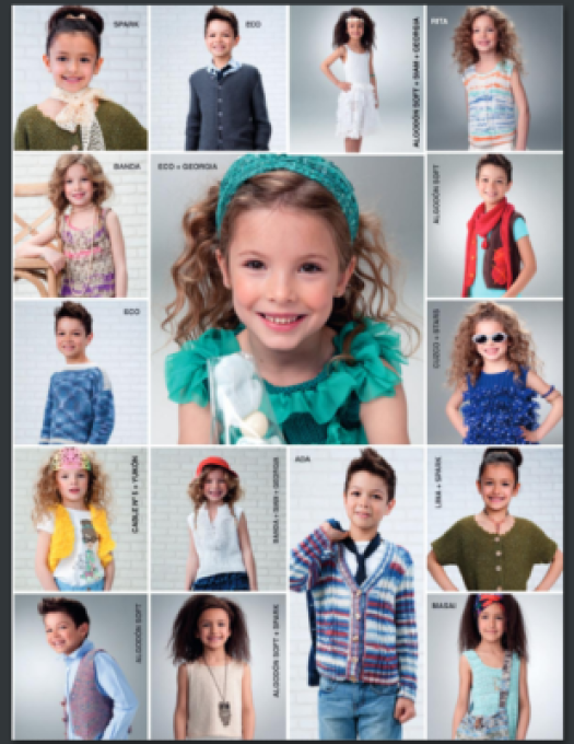 Catalogue Lanas-Stop 122 enfants modèles tricot printemps été