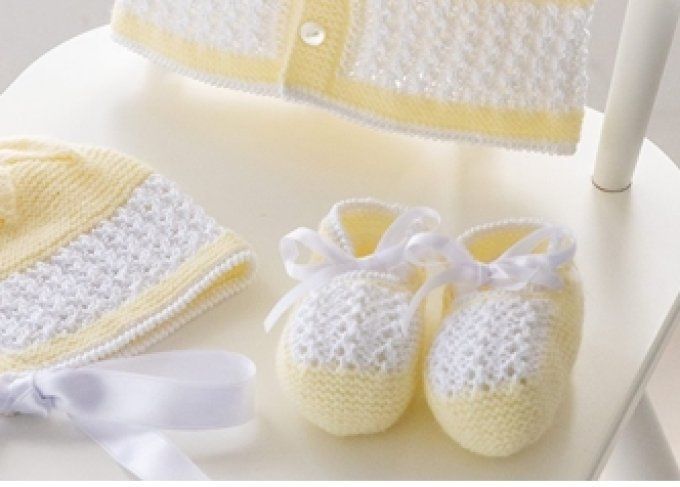 Coffret naissance layette tricoter sur-mesure
