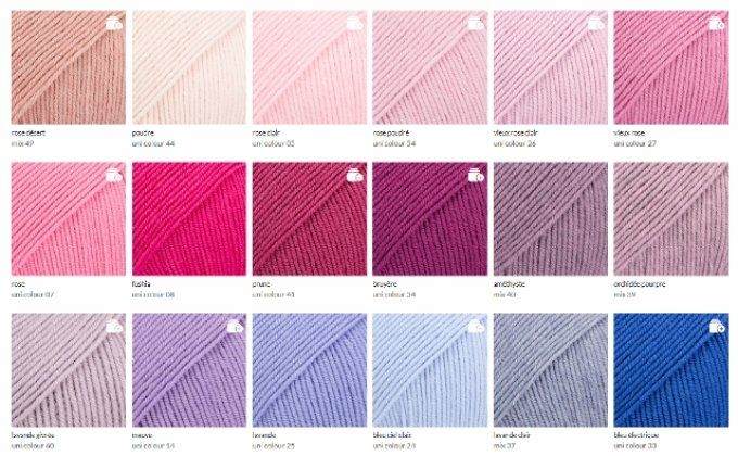 Couverture baby  tricoter sur-mesure 100 % mérinos