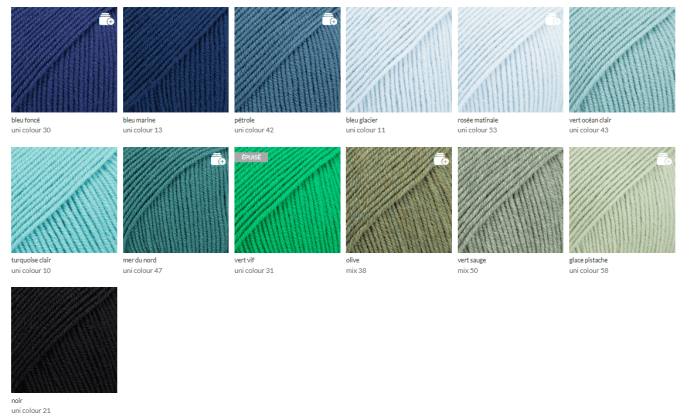 Couverture baby  tricoter sur-mesure 100 % mérinos