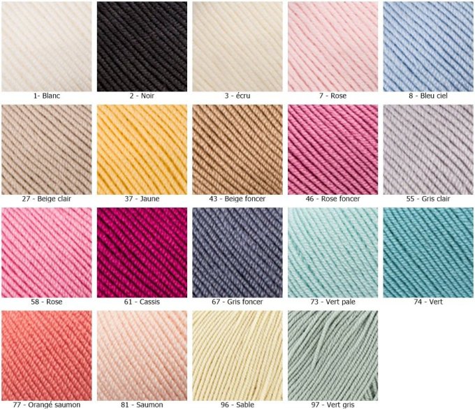 Laine KATIA MERINO BABY  21 chocolat