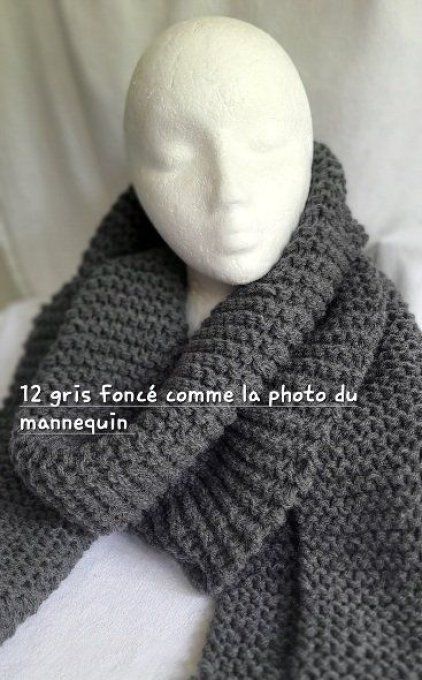 Écharpe Homme en laine volumineuse " Enzo "