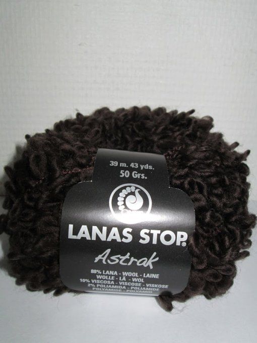 Laine Lana - Stop ASTRAK 790 choco Lot de 4 pelotes