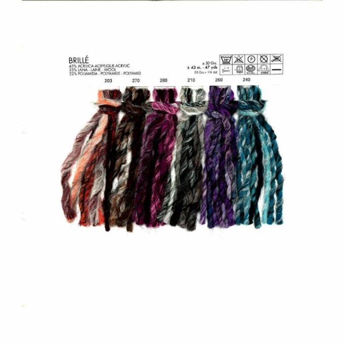 Laine Lanas-stop Brillé 260 violet