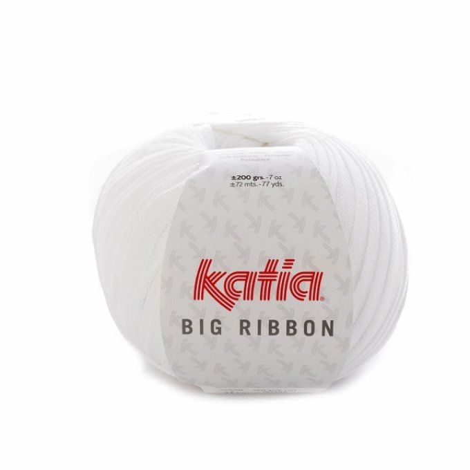 Pelote BIG RIBBON Katia 1 blanc