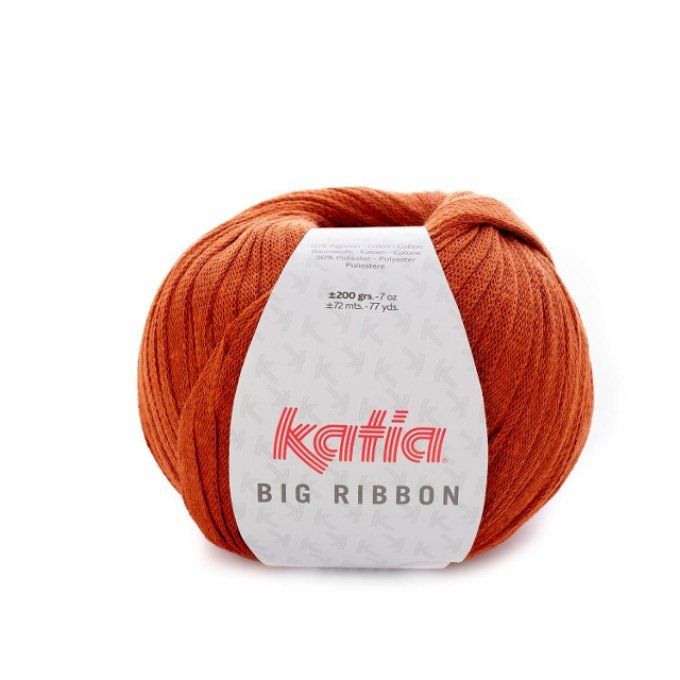 Pelote BIG RIBBON Katia 7 rouille