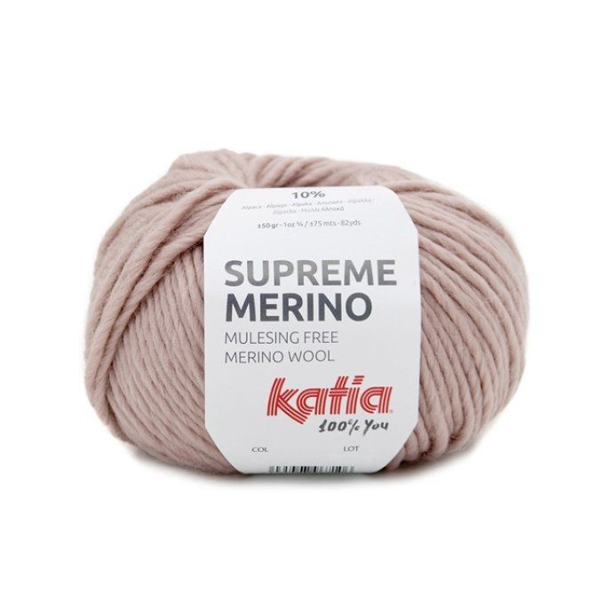 Laine Katia Suprème Mérino 86 rose