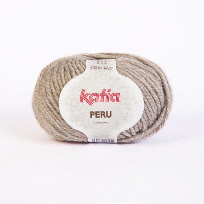 Laine KATIA PERU 11 gris beige