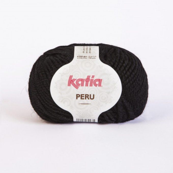 Laine KATIA PERU 2 noir