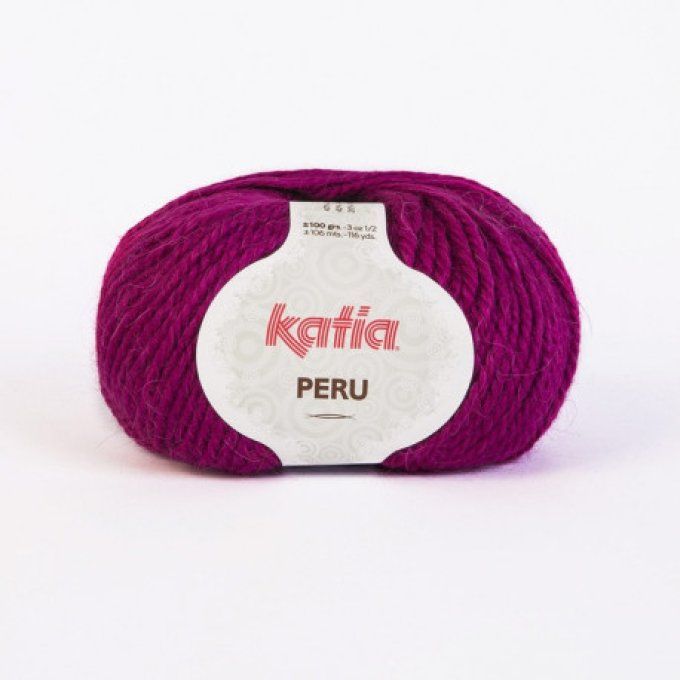Laine KATIA PERU 23 cassis