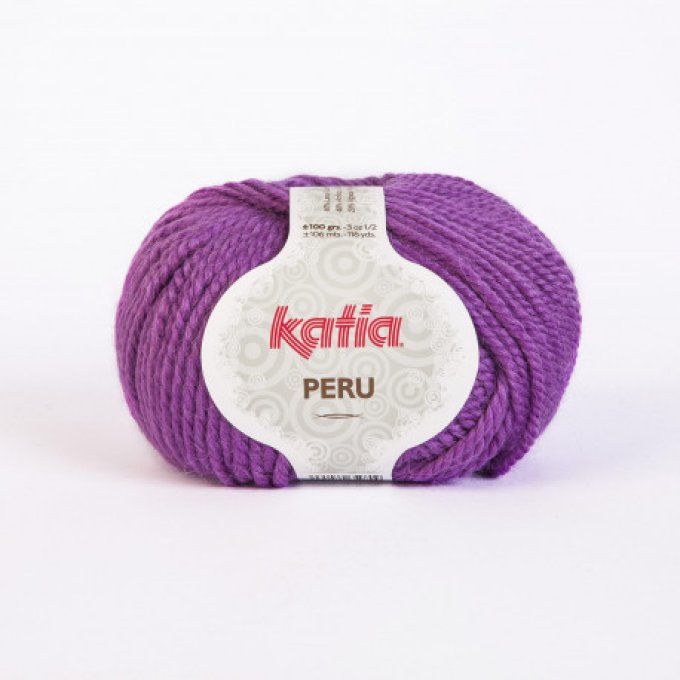 Laine KATIA PERU 28 violet