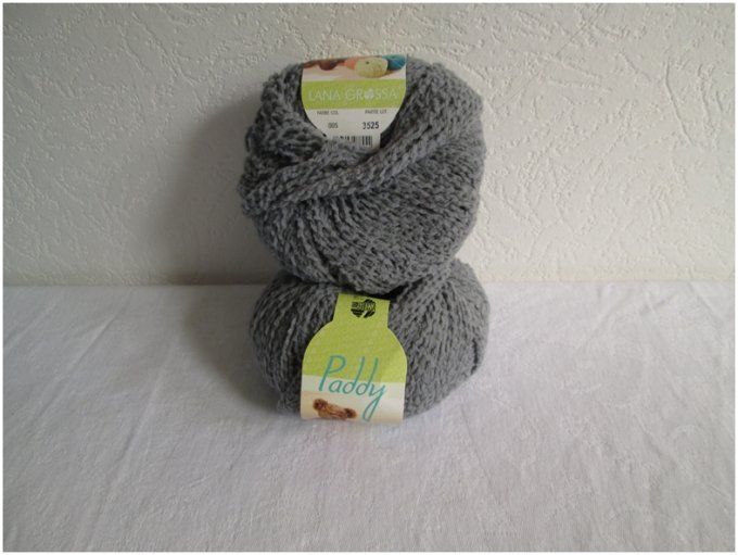 Laine LANA GROSSA PADDY 005 Gris pierre