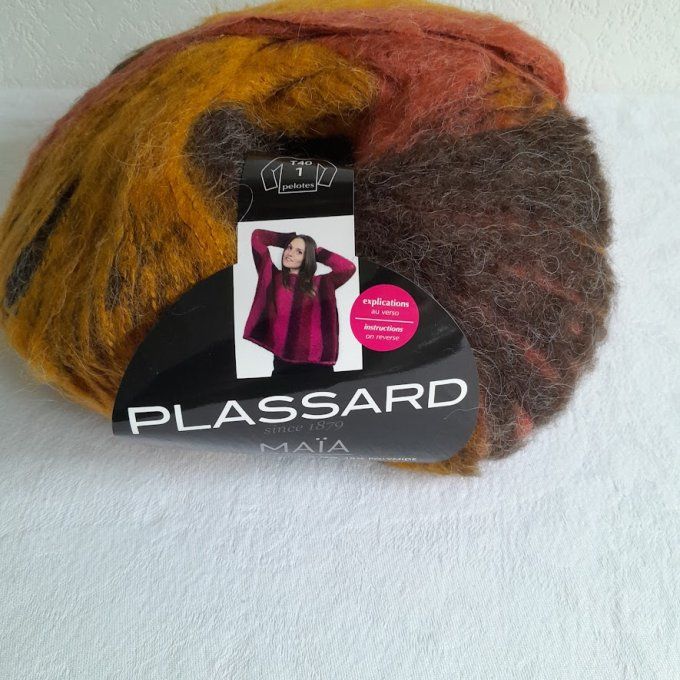 1 pelote de Laine MAÏA Plassard 109 = 1 pull