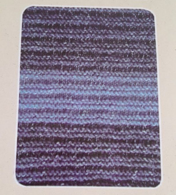 Kit tricot Laine Babel Lanas Stop 210 Gris bleu