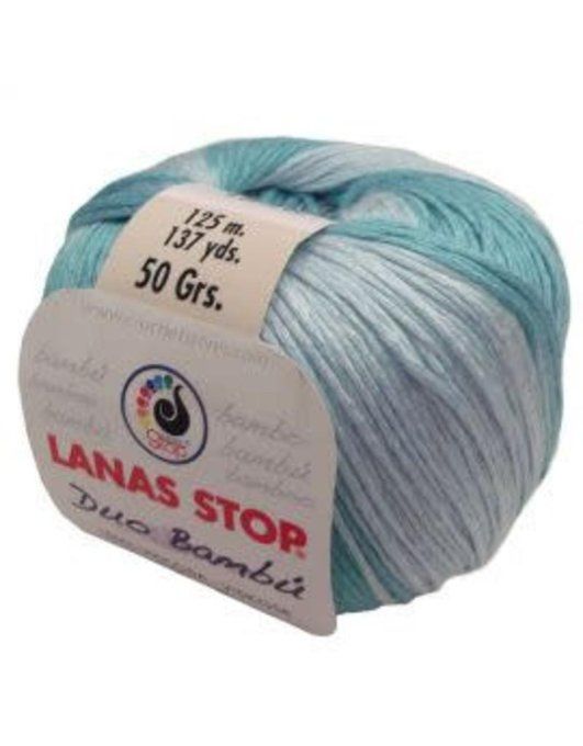 Laine Lanas-Stop DÚO BAMBÚ  204 gris - noir
