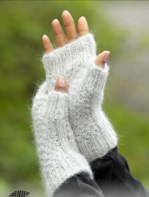 Gants laine femme & Mitaines laine Mohair - Gants laine et mitaine laine