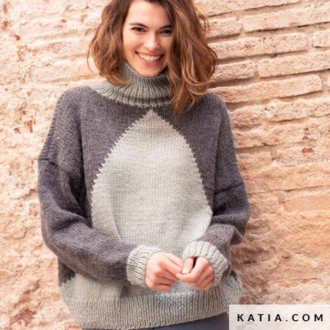 Laine Katia Suprème Mérino 92 gris foncer