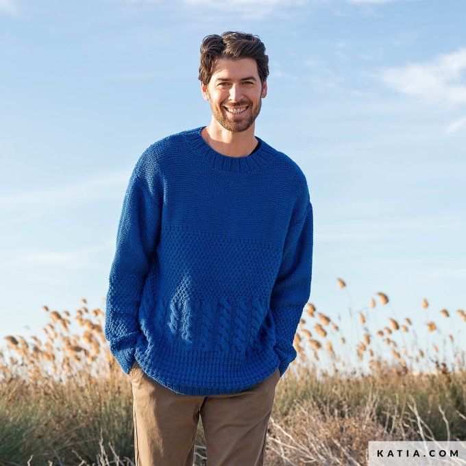 Laine Katia MERINO ARAN 57 - Bleu nocturne