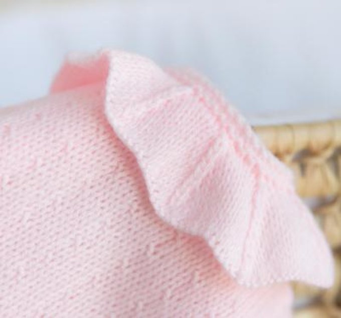 Brassière bébé tricoter sur mesure 100 % laine mérinos