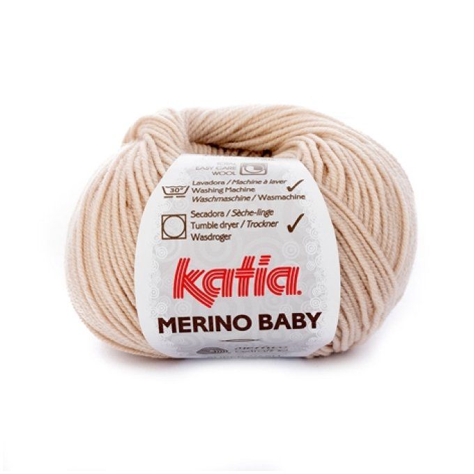 Laine KATIA MERINO BABY  27 - Beige clair