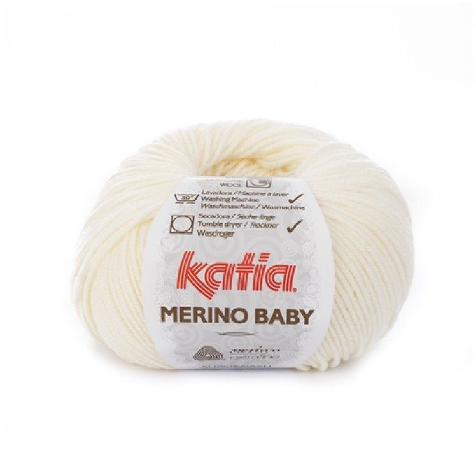 Laine KATIA MERINO BABY  - 3 Ecru