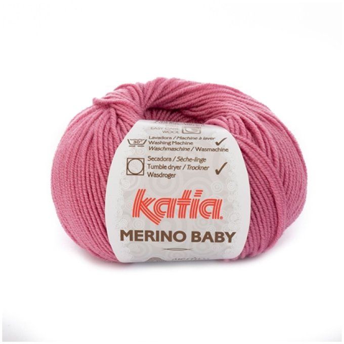 Laine KATIA MERINO BABY  46 - Rosé