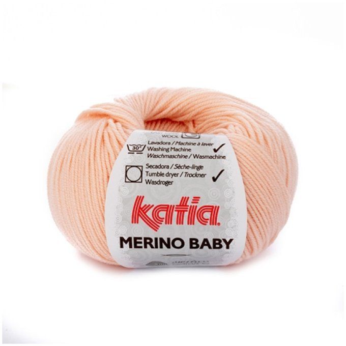 Laine KATIA MERINO BABY  81 - Rosé très clair