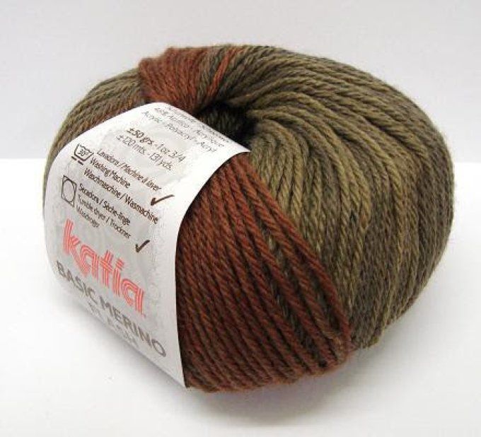Laine KATIA BASIC MERINO FLACH 801