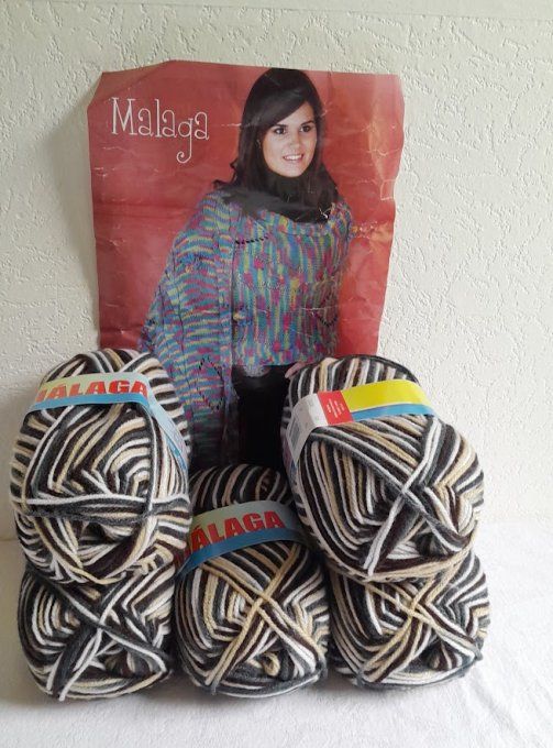 Kit tricot Malaga de Lanas Stop 950 