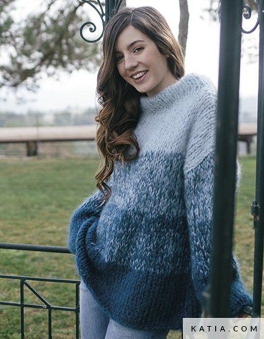 Laine KATIA INGENUA 64 bleu ciel clair