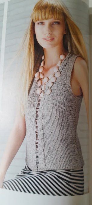Kit tricot  laine Lanas stop SPRAY 244 Beige et son tuto gratuit
